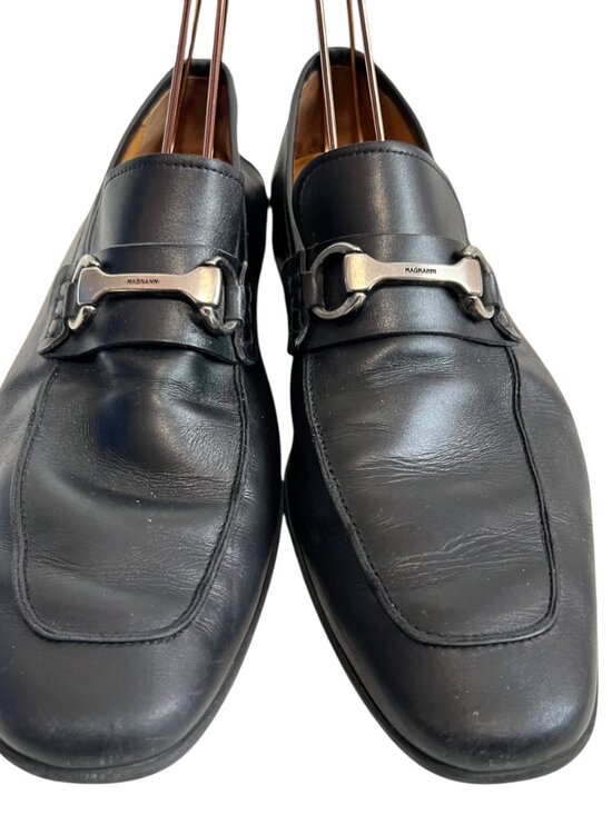 Magnanni loafers Rafa II black leather horsebit mens size 10 slip on shoes main image 14